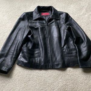 Anne Klein leather jacket